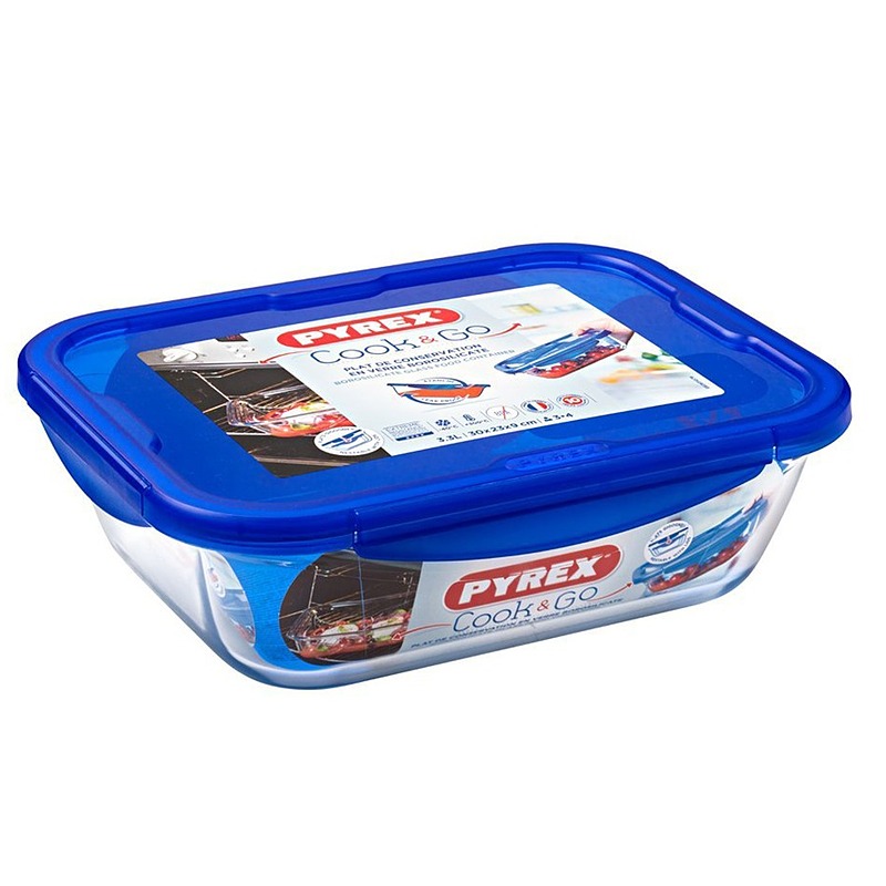 ظرف نگه دارنده پیرکس سری Cook&Go سایز 23*30