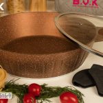 سرویس قابلمه 15 پارچه بی.وی.کی مدل دورو گرانیت کد 713515