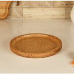 تخته سرو گرد چوبی بی.وی.کی مدل کاریزما طلایی كد VK415824