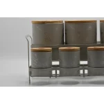 ست جا ادویه 8 پارچه بی.وی.کی مدل Marble کد 865586