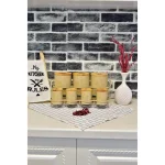 ست جای ادویه 8 پارچه بی.وی.کی مدل درب چوب Kk کد 863692