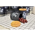 ست جای ادویه 8 پارچه بی.وی.کی مدل درب چوب Mm کد 863661