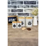 ست جای ادویه 8 پارچه بی.وی.کی مدل درب چوب S کد 863216