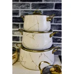 سرویس پخت و پز 16 پارچه بی.وی.کی مدل ماربل کد 6_715516