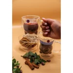 لیوان دو جداره بی.وی.کی طرح گربه کد 316001