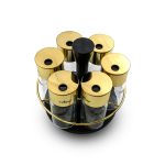 ست ادویه 6 عددی طلایی گردان یونیک UN-1640