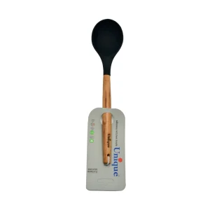 قاشق آشپزی یونیک طرح دسته چوبی M کد 1170