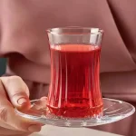 استکان و نعلبکی پاشاباغچه مدل الیسا کد 950054 ست 12 پارچه