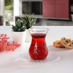 استکان و نعلبکی پاشاباغچه مدل تایملس کد 96992 ست 12 پارچه