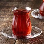 استکان و نعلبکی پاشاباغچه مدل لینکا کد 96572 ست 12 پارچه