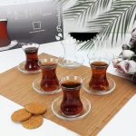 استکان و نعلبکی پاشاباغچه مدل وفا کد 96942 ست 12 پارچه