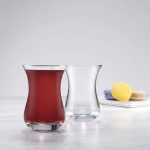 استکان کمرباریک پاشاباغچه مدل آیدا کد 62511 ست 6 عددی