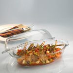 تابه بیضی دربدار بورجام سایز 19*34 کد 59062