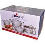 سرویس قابلمه 8پارچه تمام استیل (فلت)یونیک UN-9990