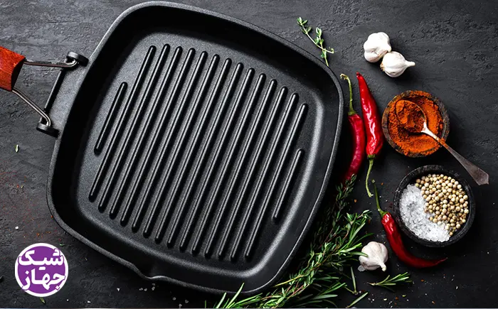ماهیتابه گریل