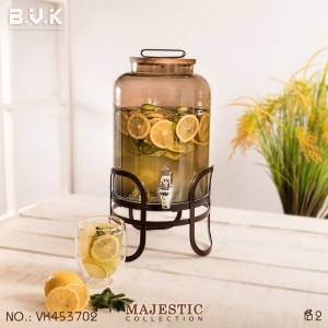 کلمن شیشه ای شامپاینی طرح مجستیک بی وی کی کد 453702