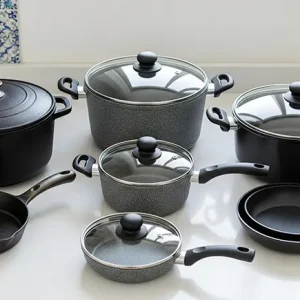 مقایسه سرویس قابلمه چدن، گرانیت و تفلون