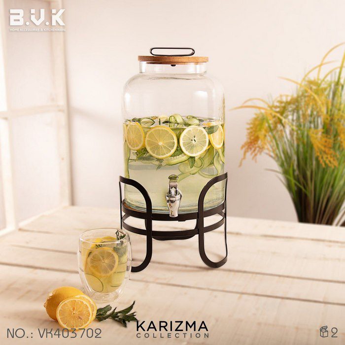 کلمن شیشه ای طرح کاریزما بی وی کی کد 403702