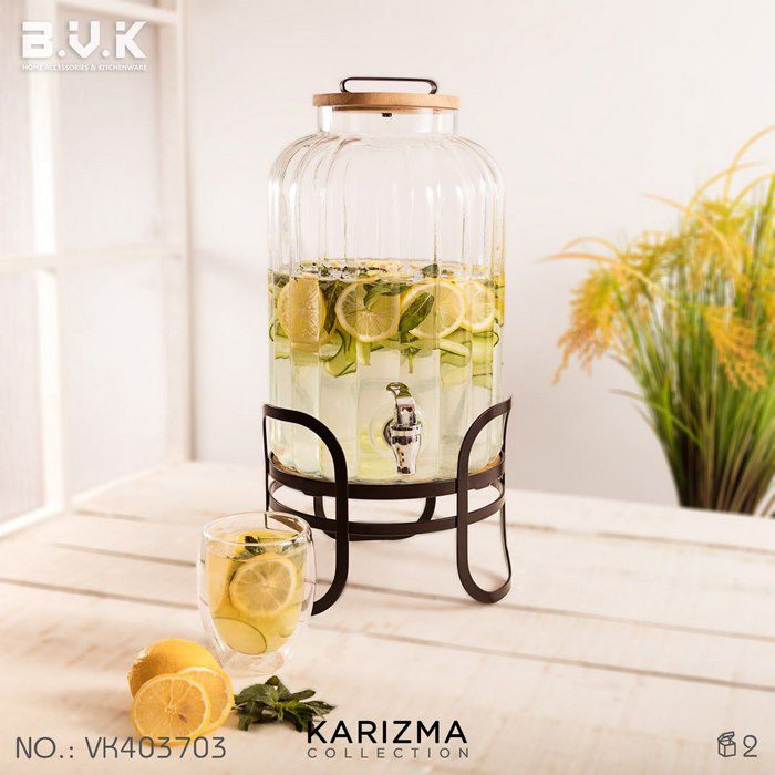 کلمن شیشه ای طرح کاریزما بی وی کی کد 403703